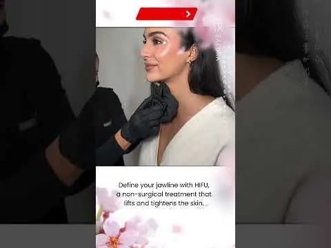 HIFU face lift session video at Hollywood Clinic