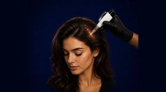 Growth factor hair mesotherapy at Hollywood Clinic
